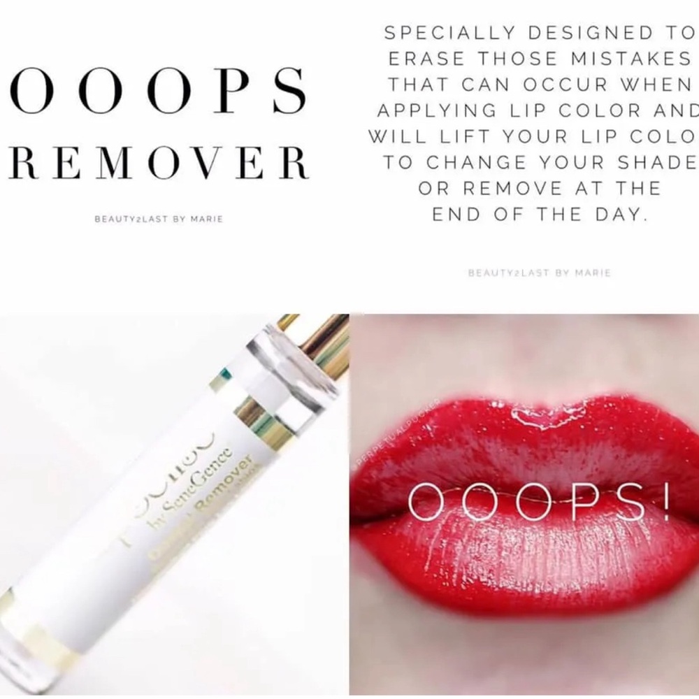 Set of 2- LipSense Ooops Removers